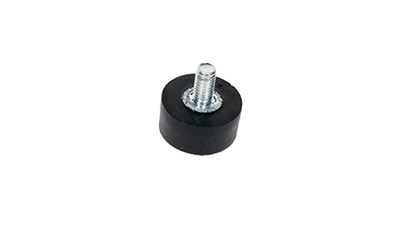 Molded Rubber Bumper with Threaded Insert
