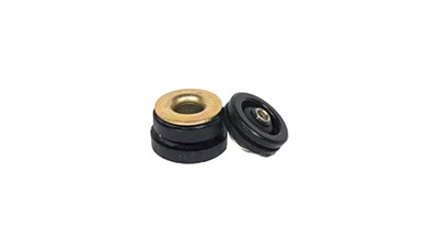 Custom Rubber Grommet with Metal ID Sleeve