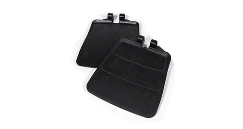 Molded Rubber Foot Plate Adhered to Aluminum Casting