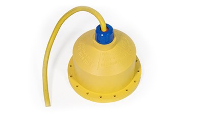 Molded Nitrile Rubber Bonded to Aluminum