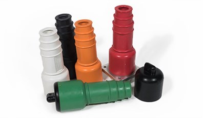 Molded Colored Rubber Electrical Connection Insulators