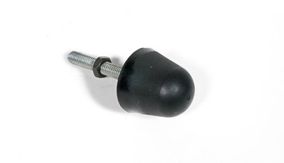 Molded Rubber Bumper with Threaded Bolt Insert