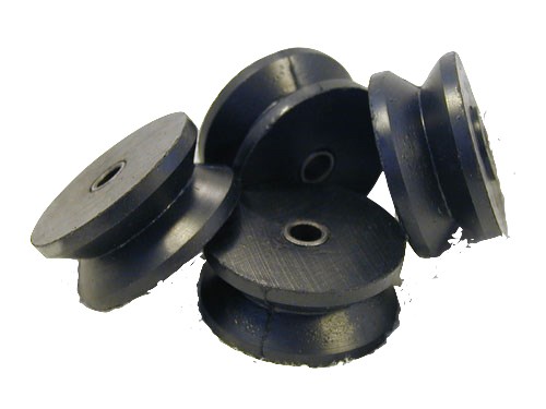 Molded Rubber Target Carrier Wheel for Shooting Range
