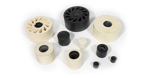 Custom Molded Rubber Rollers