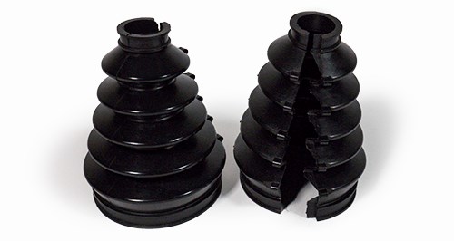 Molded Rubber Bellow with Installation Slit