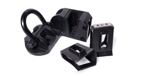 Molded Rubber Spare Tire Carrier Vibration Control