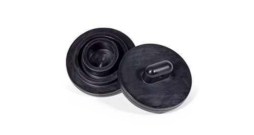 Molded Rubber Protective Cap for Electrical Connector