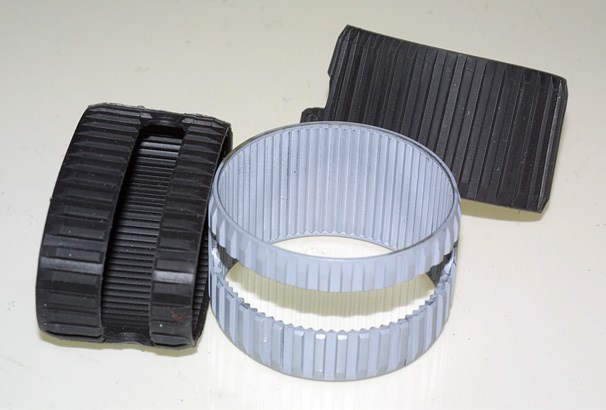 Molded Silicone Rubber Grip for Rifle Scope